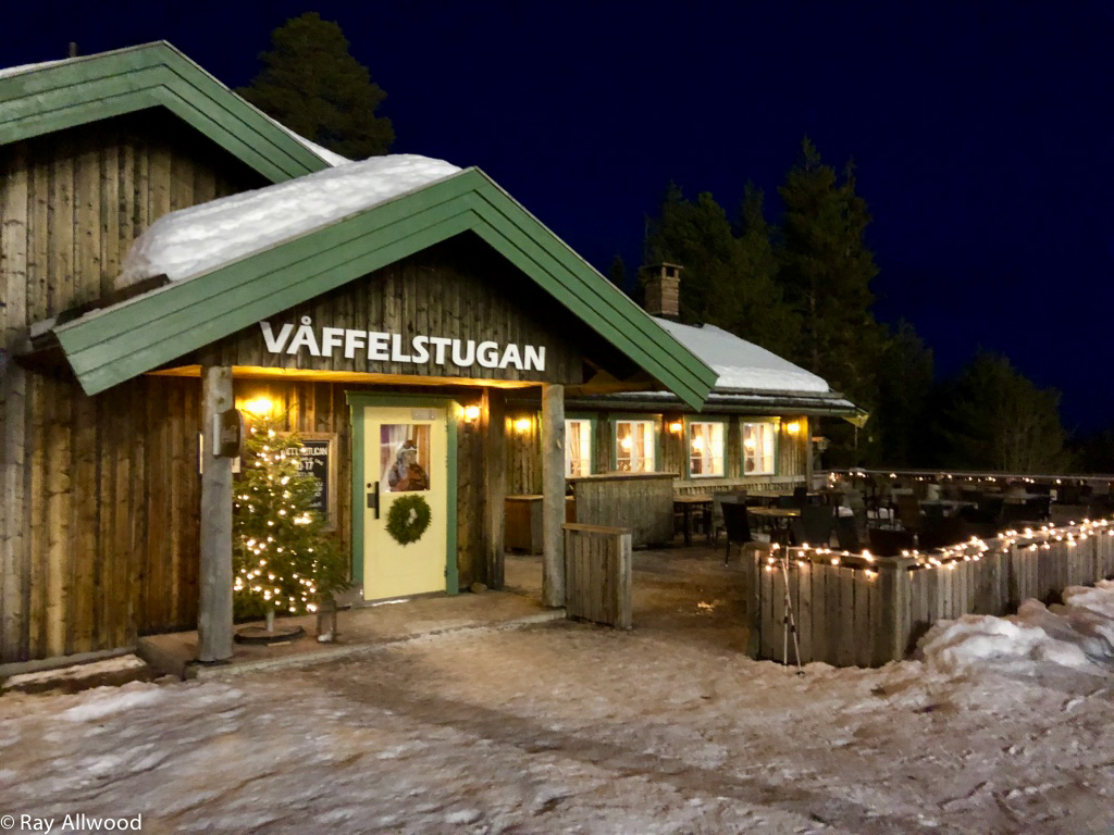 The Waffle hut to rewarm after a day on the slopes